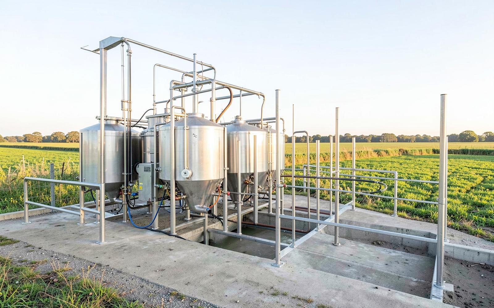 Dairy farm and raw milk supply chain