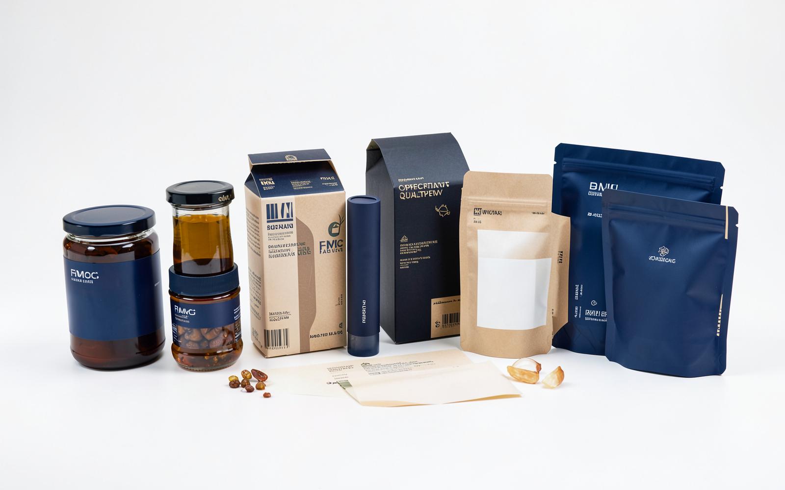 Unbranded packaged consumer food products